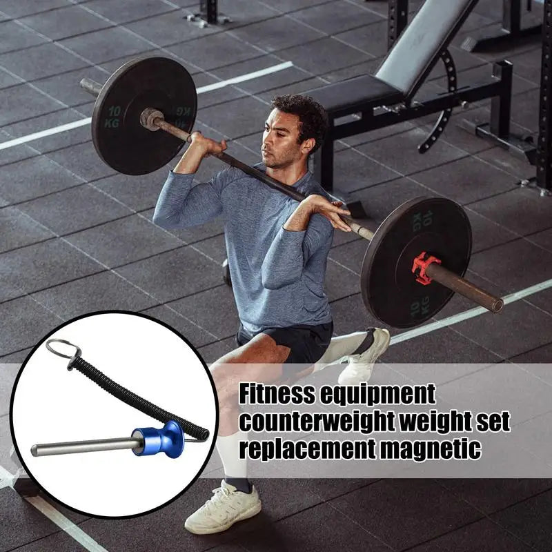 Gym Pins for Weight Stack Heavy Duty Magnetic Gym Latch Pin Locking Pull Latch Home Gym Accessories Fitness Equipment Parts