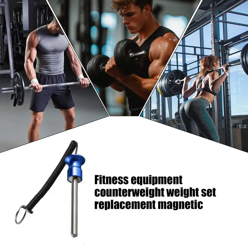 Gym Pins for Weight Stack Heavy Duty Magnetic Gym Latch Pin Locking Pull Latch Home Gym Accessories Fitness Equipment Parts