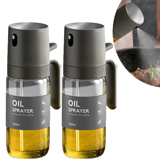 250ML Olive Oil Dispenser Versatile Olive Oil Sprayer Rust-Proof Refillable Spray Bottles for Air Fryer Grilling Baking