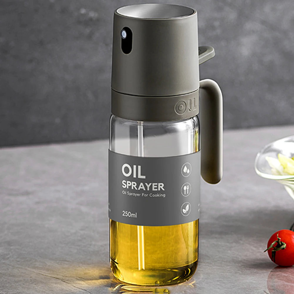 250ML Olive Oil Dispenser Versatile Olive Oil Sprayer Rust-Proof Refillable Spray Bottles for Air Fryer Grilling Baking