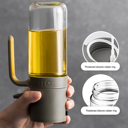 250ML Olive Oil Dispenser Versatile Olive Oil Sprayer Rust-Proof Refillable Spray Bottles for Air Fryer Grilling Baking