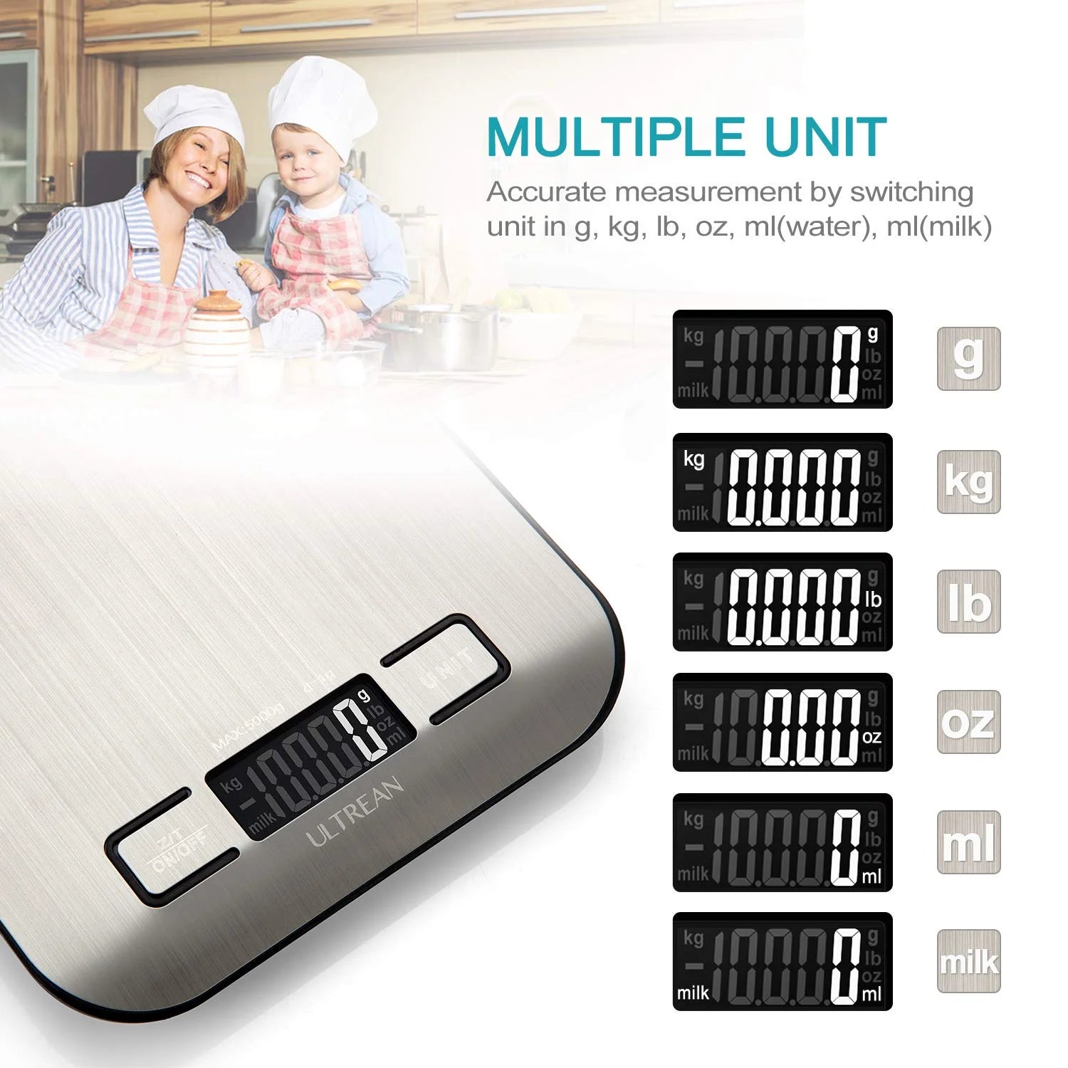 Classic Battery Automatic Shut-Off Digital Kitchen Scales