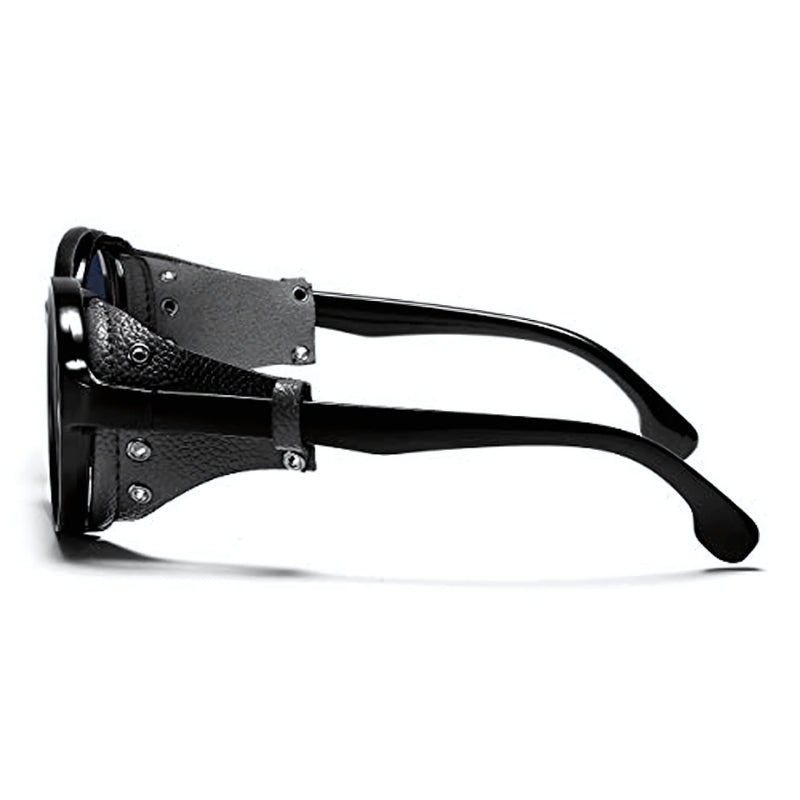Finnegan Steampunk Retro Sunglasses (Black Grey) Black Grey