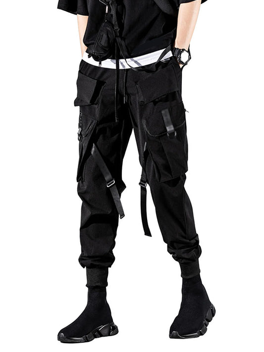 Cargo Pants for Men Techwear Hip Hop Harem Pants Streetwear Fashion Men’S Tactical Track Jogger Pants