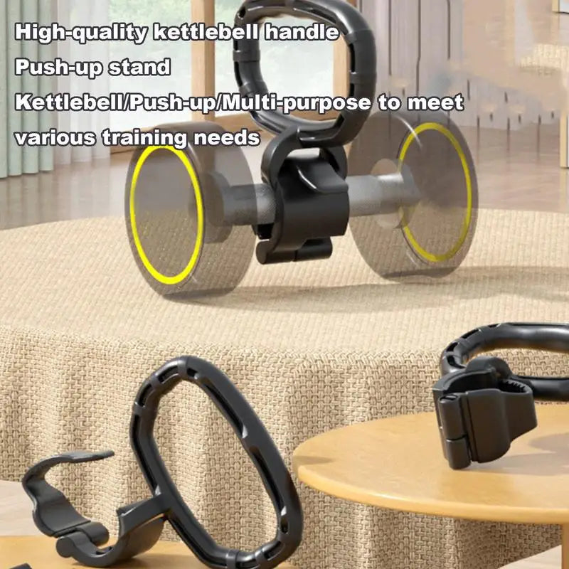 Dumbbell to Kettlebell Converter Portable Kettlebell Adapter Converts Your Dumbbells into Kettlebells Fitness Tool for Home