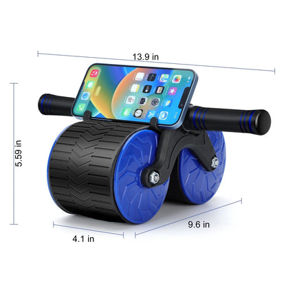 Automatic Rebound Abdominal Wheel, Dual Wheel