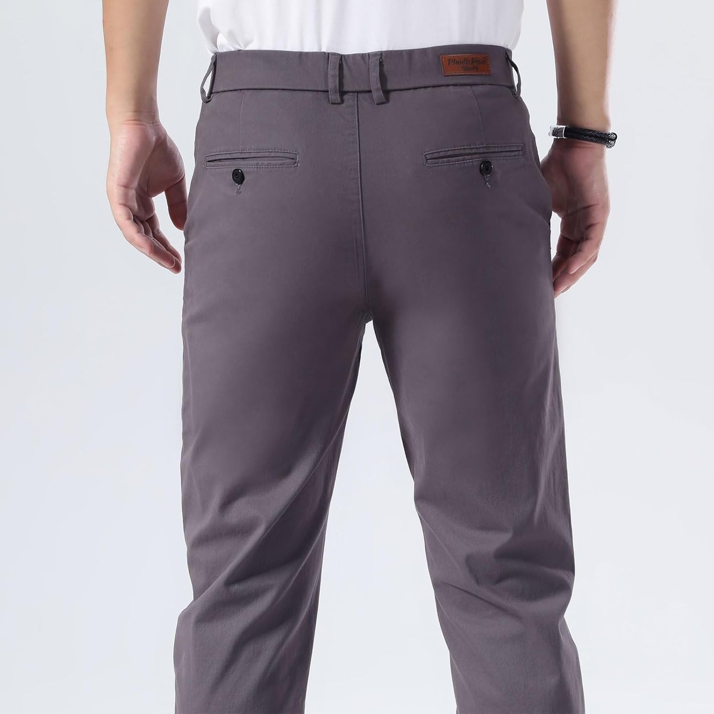 Men’S Slim Fit Khaki Pants Men’S Tapered Chino Pants