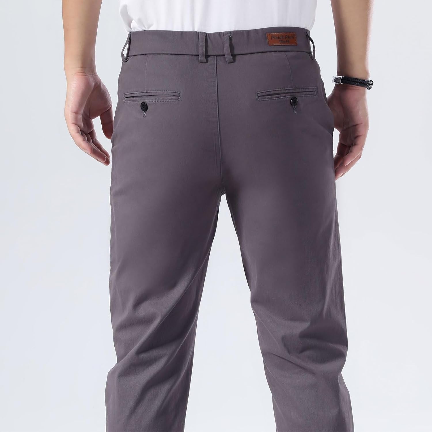 Men’S Slim Fit Khaki Pants Men’S Tapered Chino Pants