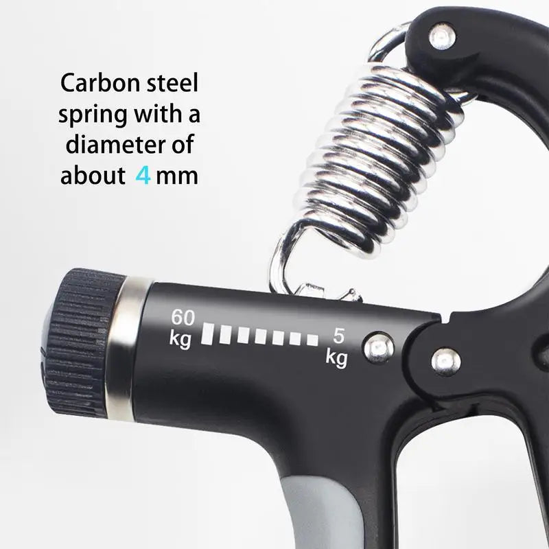 Hand Gripper Strengthener Adjustable Resistance Forearm Exerciser Grip Strength Trainer Gym Fitness Training Wrist Gripper ﻿