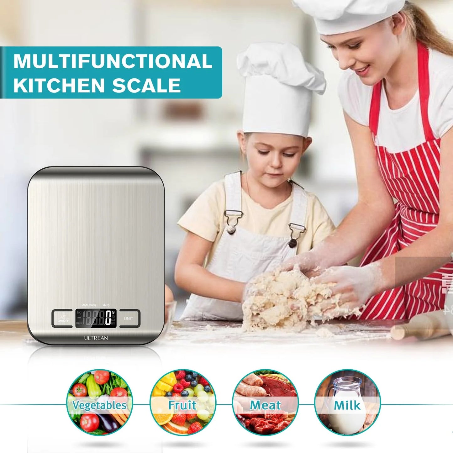 Classic Battery Automatic Shut-Off Digital Kitchen Scales