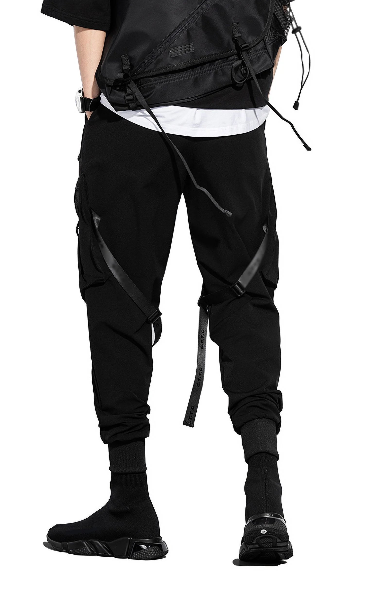 Cargo Pants for Men Techwear Hip Hop Harem Pants Streetwear Fashion Men’S Tactical Track Jogger Pants